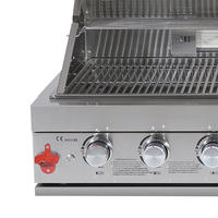 Conception sans fumée commerciale de machine de gril de BBQ de gaz d'acier inoxydable pour des restaurants