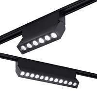 Spot lumineux magnétique en aluminium pour le commerce extérieur, encastré, sans éclairage principal, à montage en surface, pour salon et maison