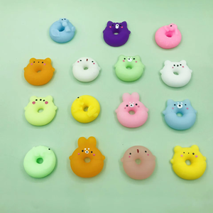 ของเล่นบีบโดนัทยืดหยุ่น บีบแล้วคืนรูปช้า - ของเล่นแคปซูล TPR นุ่ม ขนาด 50 มม. สำหรับเด็กอายุ 5-7 ปี บรรเทาความเครียด ของเล่นเสริมพัฒนาการและประสาทสัมผัส - Product Image 5