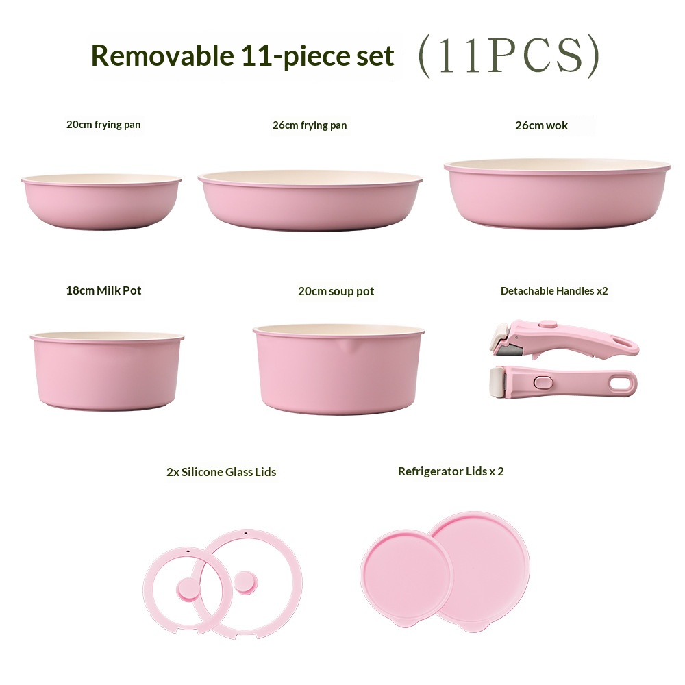 Pink 11-piece set