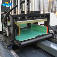 Scie circulaire industrielle de haute précision pour profilés en fibre de verre, cuivre et aluminium, avec alimentation automatique et moteur à engrenages automatiques