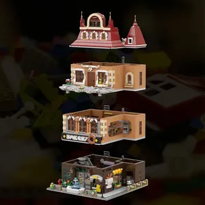 Pantasy 85013 Châu Âu Bánh Mô Hình Kiến Trúc 2800Pcs <span class=keywords><strong>Modular</strong></span> Gạch Đồ Chơi Giáng Sinh Lễ Tạ Ơn Ngày Món Quà Xây Dựng Khối Bộ - Product Image 3