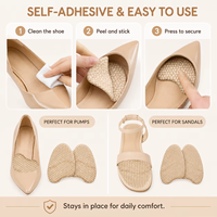 Coussinets de gel pour les pieds, soutien métatarsien, design invisible, soulagement de la douleur, confort doux, utilisation toute la journée, coussinets pour talons hauts, utilisation facile