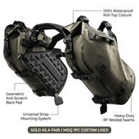 Sacs de Selle Moto Étanche Robustes à Fermeture Roll-Top ADV – Sacoches Latérales Souples Universelles pour Touring (OEM/ODM)