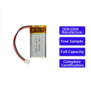 KC CE U L Sertifikalı <span class=keywords><strong>3.7V</strong></span> 110mAh Lityum İyon <span class=keywords><strong>Lipo</strong></span> Piller 301630 301730 302030 140mah 210mah Li-ion Piller - Product Image 1