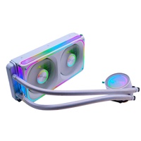 Refroidisseur liquide AIO 120 mm pour CPU, avec ventilateur RGB à roulement et connecteur 4 broches PWM, pour boîtier d'ordinateur de jeu, dissipateur thermique en plastique - Vente en gros usine Manmu