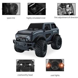 Voiture RC miniature 1/16 2.4G 518-01, véhicule tout-terrain télécommandé, voiture de course avec éclairage - Product Image 5