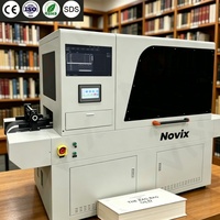 Impresora de Etiquetas de Inyección de Tinta Digital NOVIX con Corrección Automática de Material para Bolsas de Papel, Vasos de Papel y Cajas de Pizza Personalizadas