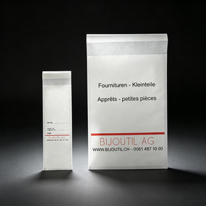 ถุงกระดาษแก้วใสแบบแบนกึ่งโปร่งแสงย่อยสลายได้ทางชีวภาพ พิมพ์ลายตามสั่ง สำหรับบรรจุภัณฑ์เครื่องประดับ ฮาร์ดแวร์ และชิ้นส่วนดิจิทัล - Product Image 4