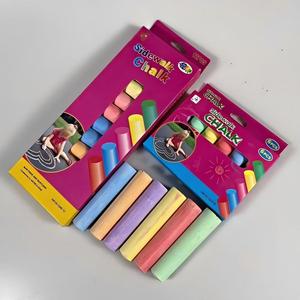 20 Craies géantes sans poussière pour trottoir (Blanc, 6 couleurs au choix) Certifié EN71 Jouet éducatif Bricolage Artisanat Fûts en plastique (Calcium) - Product Image 3