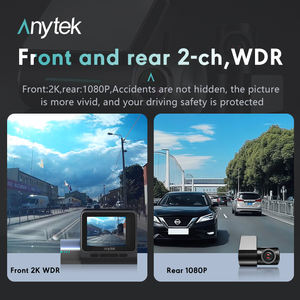 Cámara de Video para Vehículo Png Koap, Cámaras para Auto, Grabadora de Visión Nocturna de 2 Pulgadas, Cámara Oculta Montada en el Vehículo, Cámara Delantera y Trasera - Product Image 3