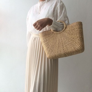 Sac à main pour femme de forme carrée à bas prix avec décoration de perles et fermeture à cordon - Product Image 3