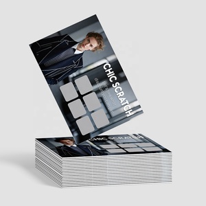 Custom Scratch Off Cards for Business Promotion Digital Printing Black Core Paper - Product Image 3