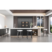 Diseño Gratuito por 48 Horas, Gabinete de Cocina Modular Moderno de Acero Inoxidable Personalizado con Diseño 3D, 2 Años de Garantía y Soporte en Línea