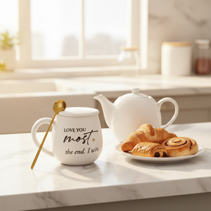 Juego <span class=keywords><strong>de</strong></span> <span class=keywords><strong>Tazas</strong></span> <span class=keywords><strong>de</strong></span> Café <span class=keywords><strong>de</strong></span> <span class=keywords><strong>Cerámica</strong></span> <span class=keywords><strong>de</strong></span> 12 oz, Regalos <span class=keywords><strong>de</strong></span> Boda para Novios, Regalos <span class=keywords><strong>de</strong></span> Compromiso, Regalos <span class=keywords><strong>de</strong></span> Navidad, <span class=keywords><strong>Tazas</strong></span> <span class=keywords><strong>de</strong></span> Té Ovaladas con Tapa, Aptas para Lavavajillas - Product Image 6