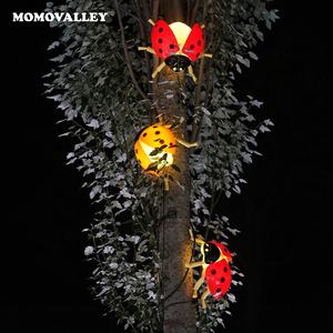 Momovalley decoración al aire libre 12V LED mariquita <span class=keywords><strong>luz</strong></span> milagrosa alas mariquita decoración fiesta para celebraciones parques temáticos Navidad - Product Image 3