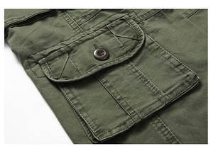 Pantalones Cargo <span class=keywords><strong>de</strong></span> primavera para hombre, pantalón masculino con bolsillos grandes, decoración, informal, lavado fácil, talla grande, sin cinturón - Product Image 6
