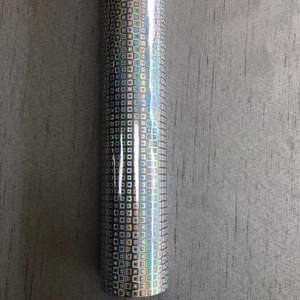 Feuille holographique argentée arc-en-ciel transparente en PET pour impression par transfert, papier plastique, estampage à chaud générique - Product Image 4