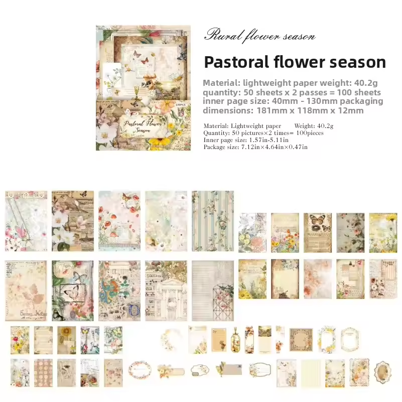 Saison des fleurs pastorales