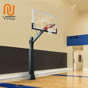 Système de support de basket-ball fixe en hauteur à vendre Cerceau de basket-ball creusé OEM ODM 10 pieds en acier et <span class=keywords><strong>aluminium</strong></span> - Product Image 1