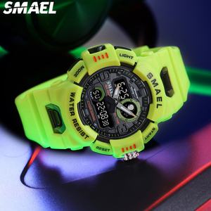 Reloj Deportivo de Doble Pantalla, Último Modelo SMAEL 8063, Relojes Multifuncionales, Reloj Digital Circular de Plástico Resistente al Agua - Product Image 6