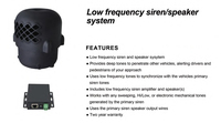 Subwoofer Pioneer 12 V CC 100 W pleine puissance, haut-parleur de sirène basse fréquence pour camion de pompiers et voiture