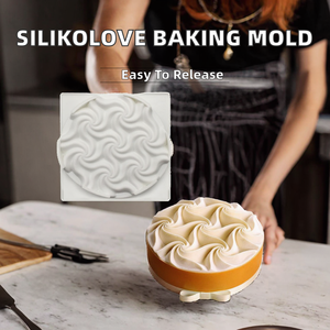 <b>Silicone</b> Cake Mould Irregular Shape Easy Demoulding Bpa Free SILIKOLOVE Dishwasher Safe for DIY <b>Baking</b> 1 Piece - Product Image 2