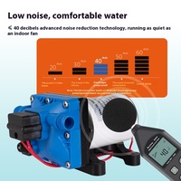 Pompe à membrane électrique 12V DC pompe de surpression d'eau auto-amorçante pour RV lit voiture ménage pompe de pulvérisation d'eau automatique