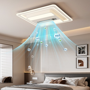 <b>Ceiling</b> Fan <b>Light</b> With Negative Ion Sterilization <b>Led</b> <b>Light</b> For Living Room Bedroom Flush Mount Silent Inverter - Product Image 2
