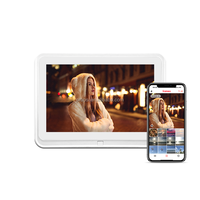 Desktop Frameo layar sentuh, bingkai foto Digital elektronik WiFi 16GB penyimpanan 10 inci