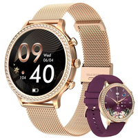 Reloj Inteligente LIGE de Moda para Mujer, Llamadas BT, Esfera Personalizable de Alta Calidad, Brazalete Deportivo, Resistente al Agua, Reloj Inteligente para Hombre y Mujer