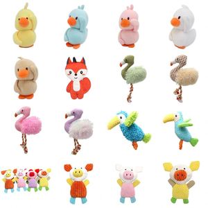 Toptan paketi Pet interaktif köpekler noel oyuncak seti Pet kedi köpek çiğnemek halat gıcırtılı oyuncak dayanıklı köpek peluş ve Oxford naylon oyuncaklar - Product Image 6