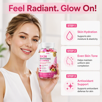 Compléments alimentaires OEM/ODM L-Glutathion, Vitamine B12, Zinc, Collagène en Gummies, Gummies au Glutathion pour l'éclaircissement de la peau