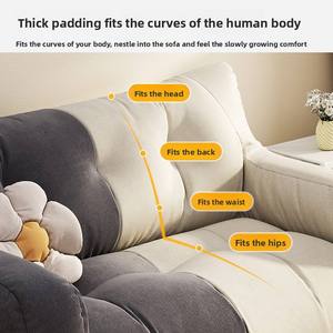 أريكة حديثة قابلة للطي بمقعدين موفرة للمساحة للشقق الصغيرة وغرف النوم والإيجارات - Product Image 5