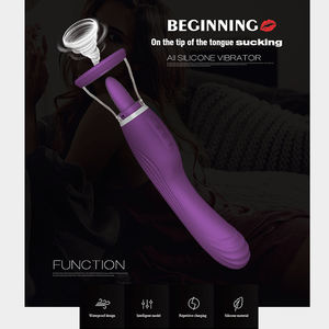 Alimenté par USB, le point G pour <span class=keywords><strong>femme</strong></span>, jouets sexuels oraux, succion de mamelon, stimulateur clitoridien, langue de léchage, ventouse, vibromasseur, gode - Product Image 5