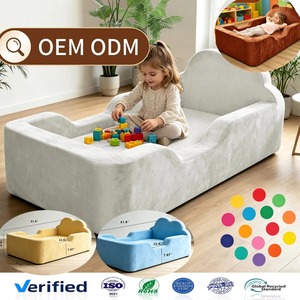 OEM ODM Meubles de salon et de chambre d'enfant, Lit-canapé relax moderne pour enfants, bas <span class=keywords><strong>au</strong></span> sol, sans structure, convertible en canapé-lit - Product Image 1