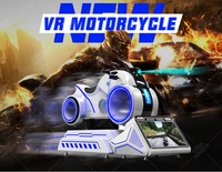Equipo de Arcade de Carreras de Motos VR Comercial, Simulador de Movimiento 9D, Máquina de Conducción para Centros Comerciales y FEC