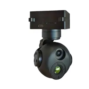 Topotek siêu nhẹ (180g) Máy ảnh không người lái Gimbal 3 trục với hình ảnh nhiệt 640*512 và eo 1080P