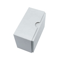 Boîtes cadeaux rigides en carton de luxe avec logo personnalisé, gaufrage, laminage mat, revêtement UV, matériaux recyclés, couvercle amovible blanc