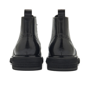 Nouvelles chaussures en cuir véritable tendance, bottes de travail, bottes plates classiques, bottes à cheville pour hommes de 6 pouces, cuir en gros, luxe, hommes, hombre - Product Image 3