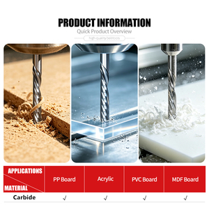 Fresa a taglio obliquo BEILI in carburo monoblocco con codolo da 3,175 mm per MDF, acrilico, PVC, legno, plastica, <span class=keywords><strong>router</strong></span> CNC - Product Image 4