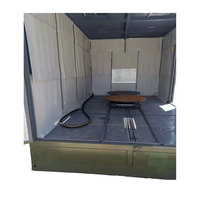 Cabine de sablage intégrée mobile, conteneur de sablage pour travaux de construction en extérieur