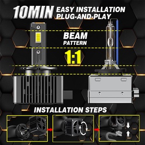 Fábrica <span class=keywords><strong>D</strong></span> Serie Bombilla 6000K 150W 25000lm Led Faro Bombilla D1s D2s D3s D4s D5s Coche Hid Balasto Led Faro - Product Image 3