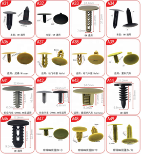 10mm 7703077435 penutup klip mobil papan insulasi plastik pengencang otomatis nilon keling - Product Image 3