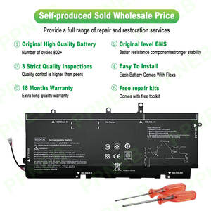 Prix d'usine bon pour <span class=keywords><strong>HP</strong></span> <span class=keywords><strong>BG06XL</strong></span>/1040 batterie d'ordinateur portable d'origine tension 11.4V capacité 4000mAh batterie Li-ion 18 mois de garantie - Product Image 2