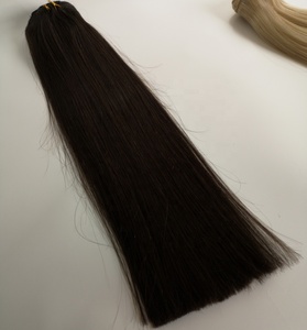 Rambut Remy Brasil Kelas 10A 18 inci Ekstensi Rambut Clip-in Tanpa Sambungan Jahitan Ganda Bebas Kusut Bebas Rontok Rambut Asli Manusia - Product Image 6