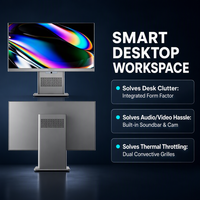 PC Tout-en-un en Gros 24 27 Pouces Intel Core I3 I5 I7 DDR4 SSD 1920x1080 Windows 11 Bluetooth WiFi pour Distribution en Vrac