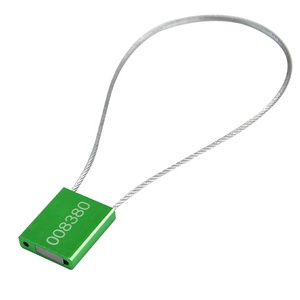 Nhà Sản Xuất Thép An Ninh Cáp Dây Con Dấu Kim Loại Dùng Một Lần Tự Khóa Cáp Dây Thép Con Dấu Cho Xe Tải <span class=keywords><strong>Container</strong></span> Vận Chuyển - Product Image 1