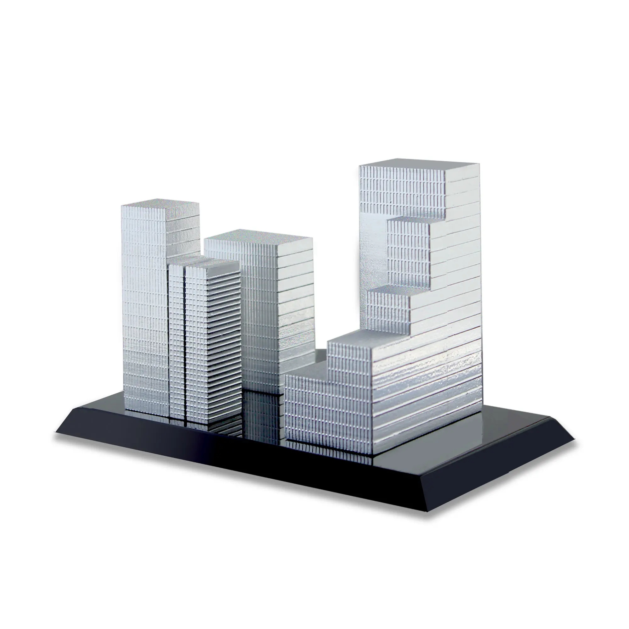 China Craft Supplies Award Geschenk Benutzer definierte Metall Gebäude Ornament Modell Souvenir für Veranstaltungen