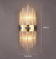 Applique murale LED moderne de luxe pour salon, marque Kalux, en cristal et acier inoxydable doré, luminaire d'intérieur pour couloir, garantie 2 ans